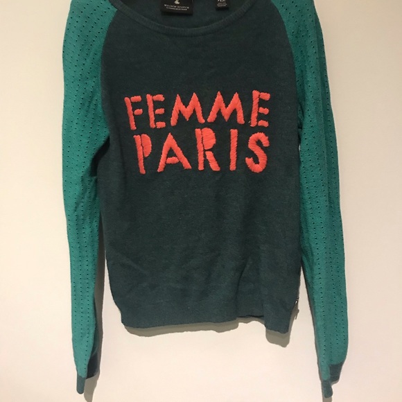 Mason scotch green light sweater - Picture 3 of 7